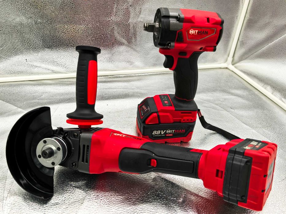 Set scule 2 unelte Hitman 88V polizor si impact 649 lei