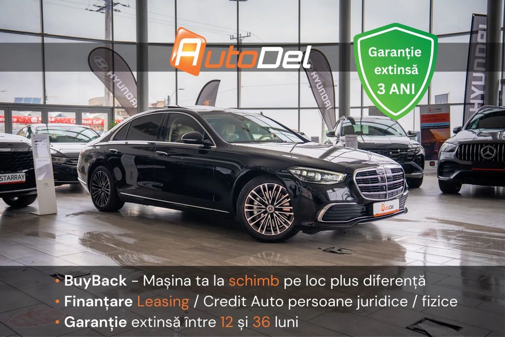 Mercedes-Benz S 580e LONG 3.0 Plug-in Hybrid 510CP / BURMESTER 3D+ / Panoramic /