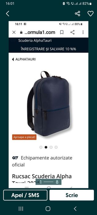 Rucsac Scuderia Alphatauri 2021