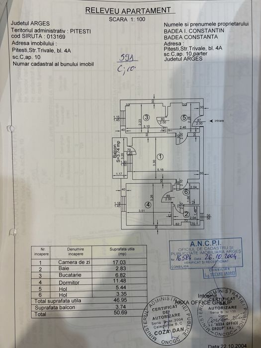 Pitesti Trivale  2 semidecomandate 75000 euro