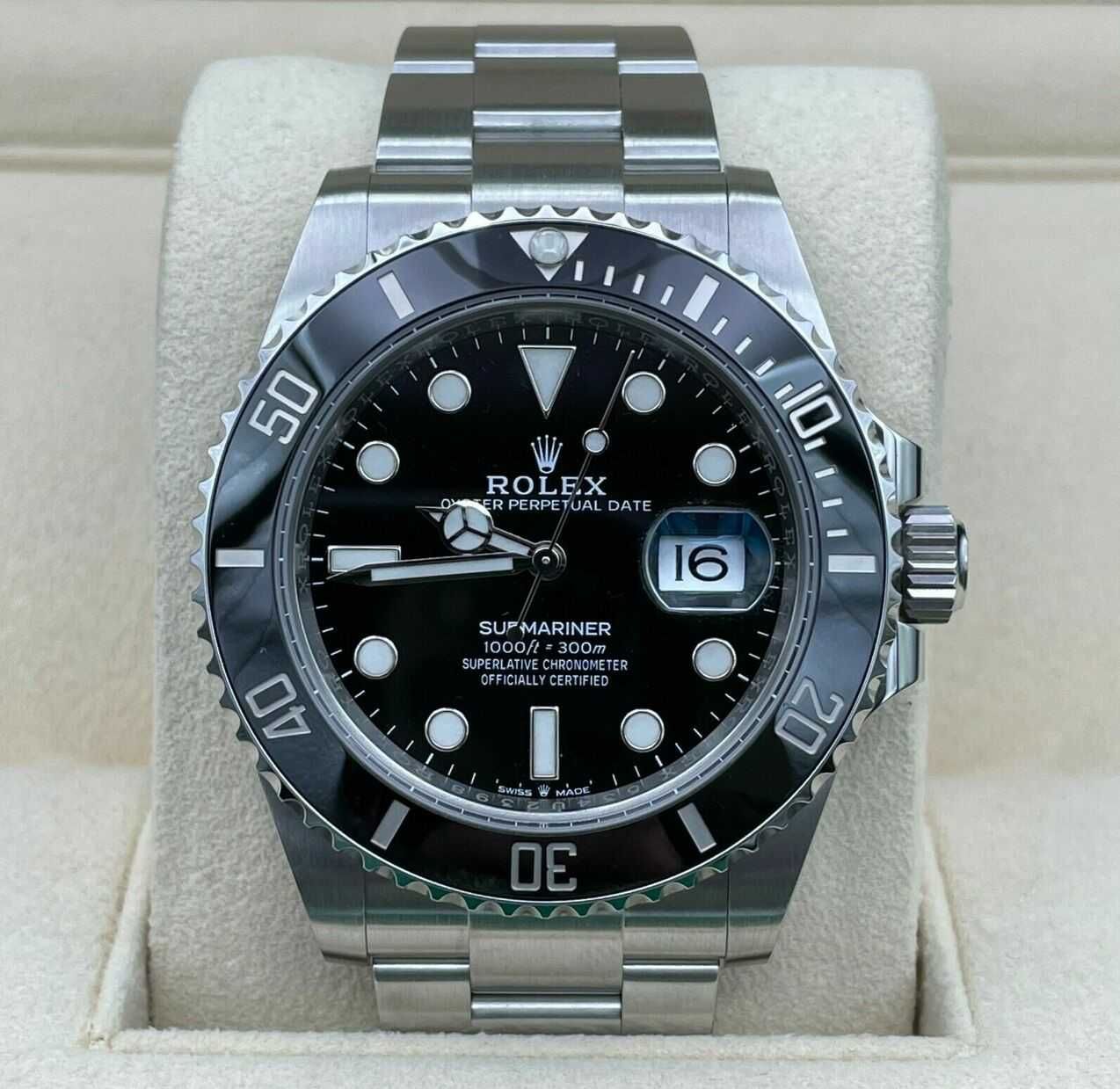 Rolex Submariner Silver/Black Luxury-Casual-AUTOMATIC  Edition 41 mm