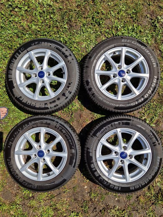 Roți iarnă, jante Al originale Ford Fiesta, cauciucuri  195 60 15 9mm