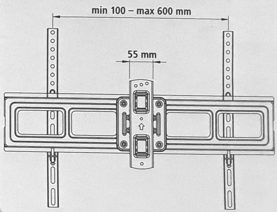 SUPORT TV pentru perete adecvat pentru televizoare plate NOU - 120 Lei