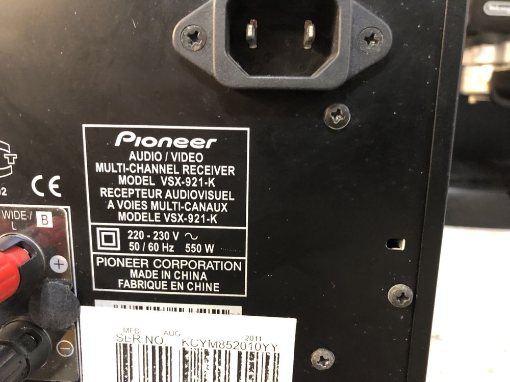Pioneer VSX-921 Resiver