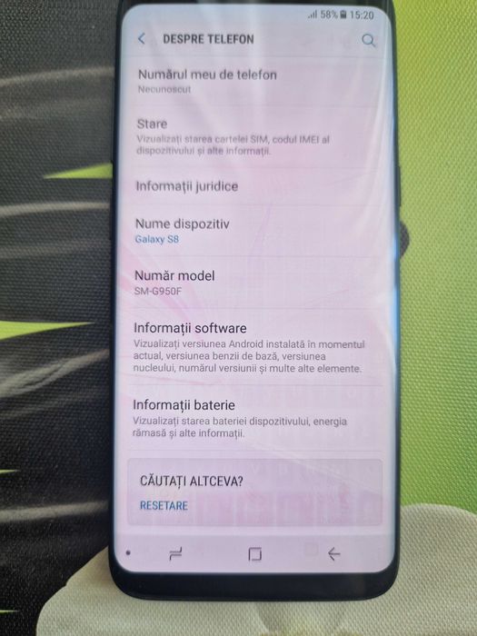 Samsung S8 ( baterie defecta )