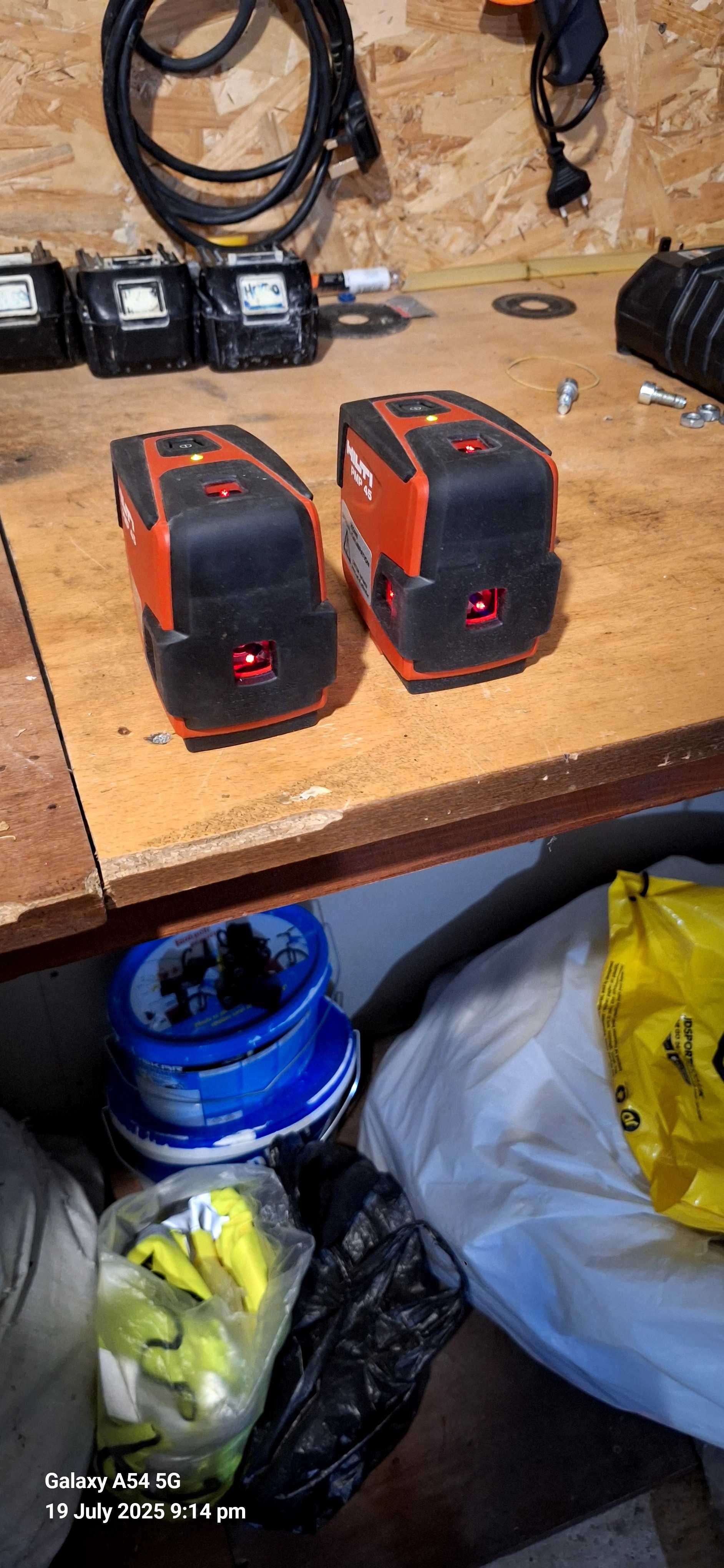 Hilti лазери PMP 45 – KONE калибрация, кейс и рамка