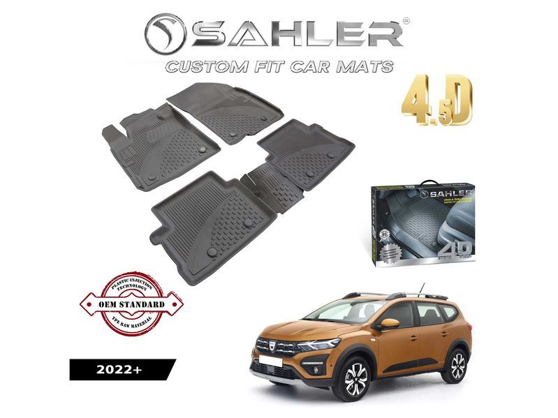 Гумени Стелки Sahler 4.5D Дачия Джогер / Dacia Jogger - след 2022г.