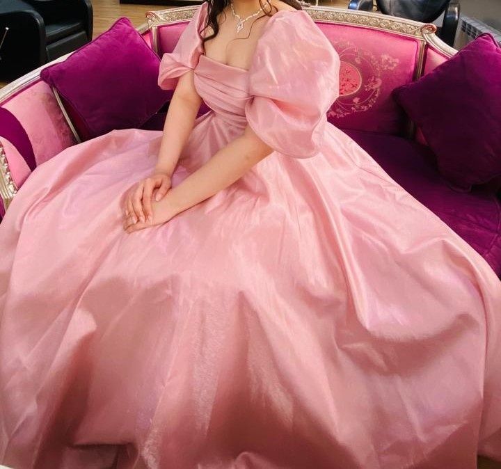 платье розовая для выпускного