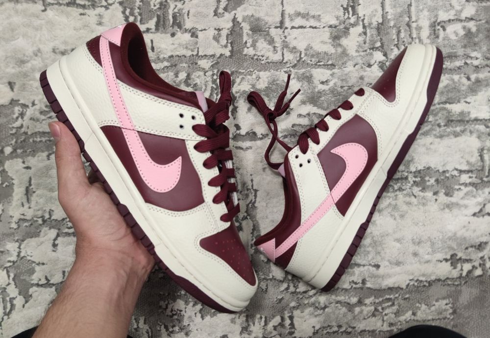 Nike Dunk Low, Rose/White, 41 EUR