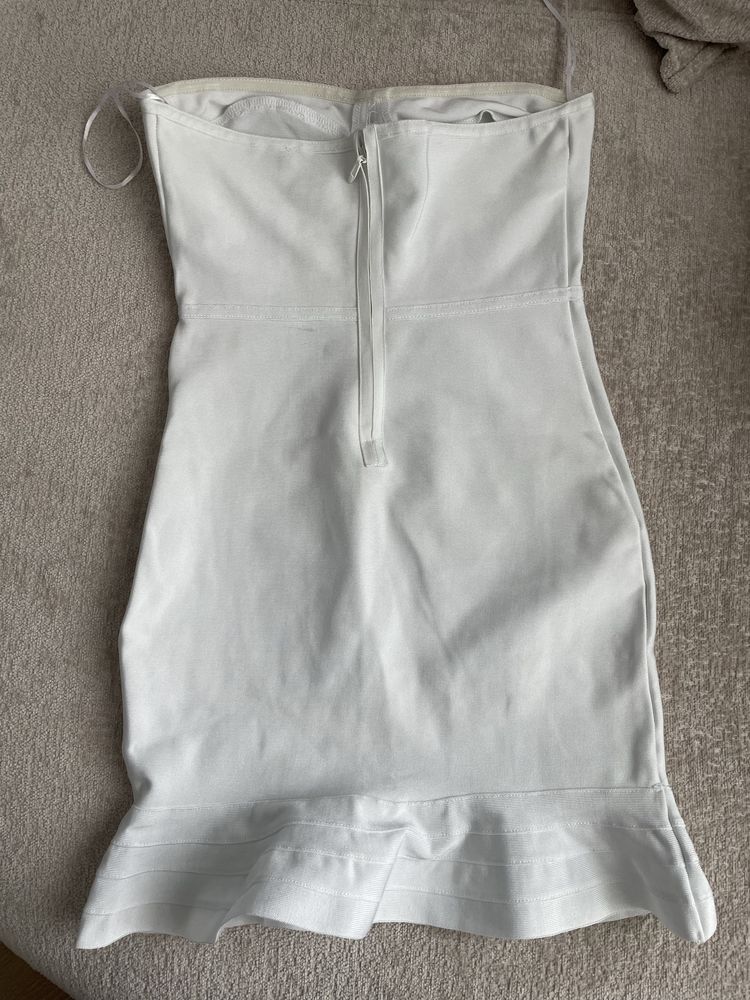 Rochie bandage alba