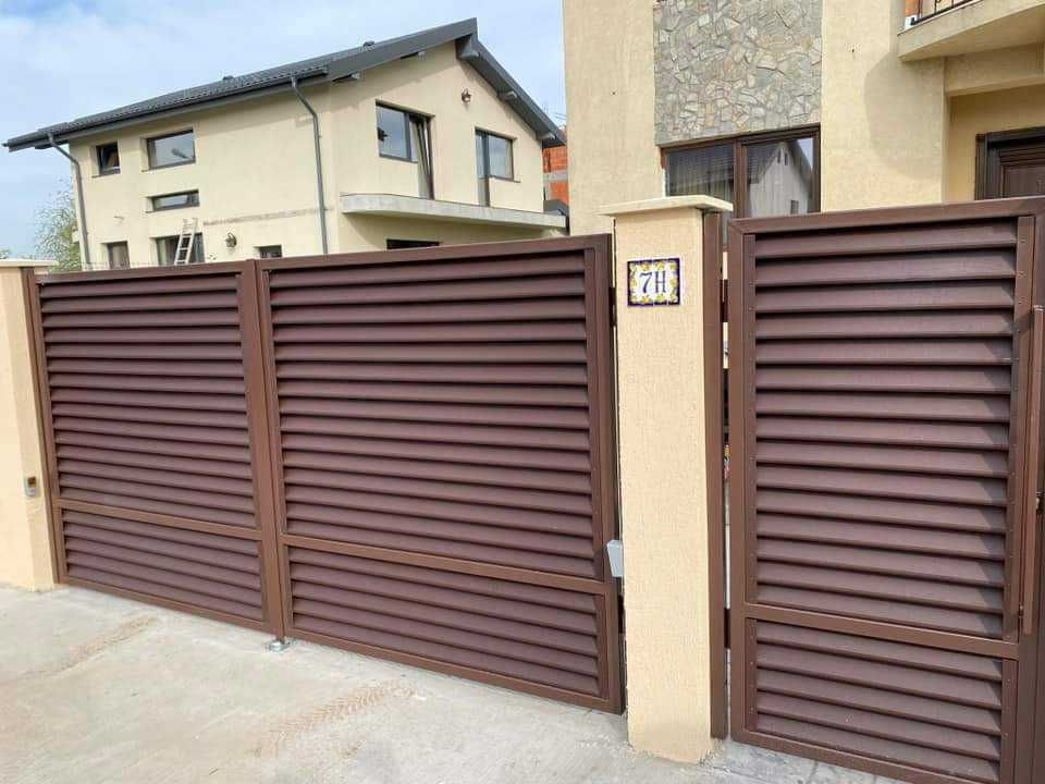 Garduri de diferite modele (jaluzele, sipca metalica, tabla plasa BCA)