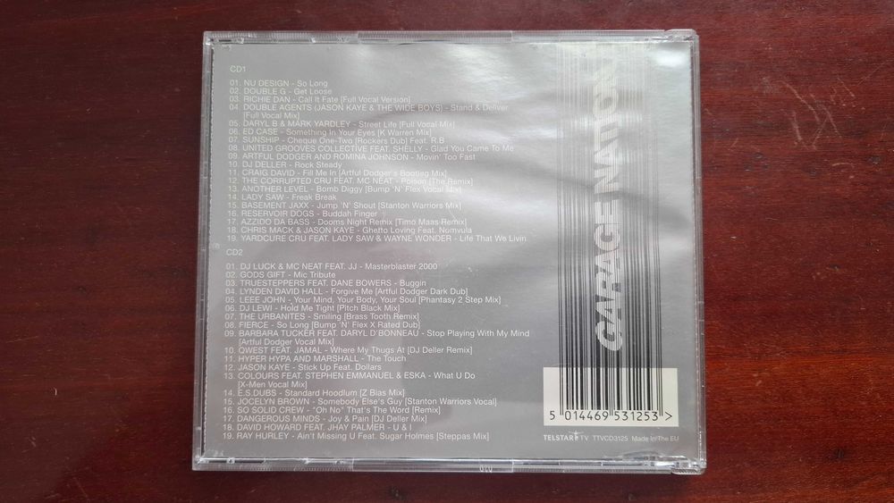 GARAGE NATION - live mix by jason kaye  (CD Muzica)  TTVCD3125