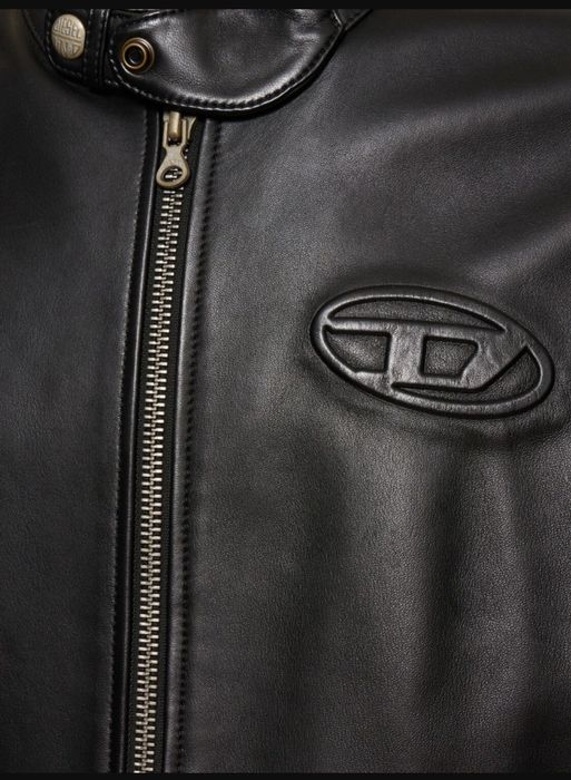 Кожено яке от овча кожа на DIESEL . Ново с етикетите по него !