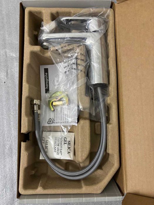 Lavoar hansgrohe Vernis Blend, baterie mixer gului de scurgere 100 mm