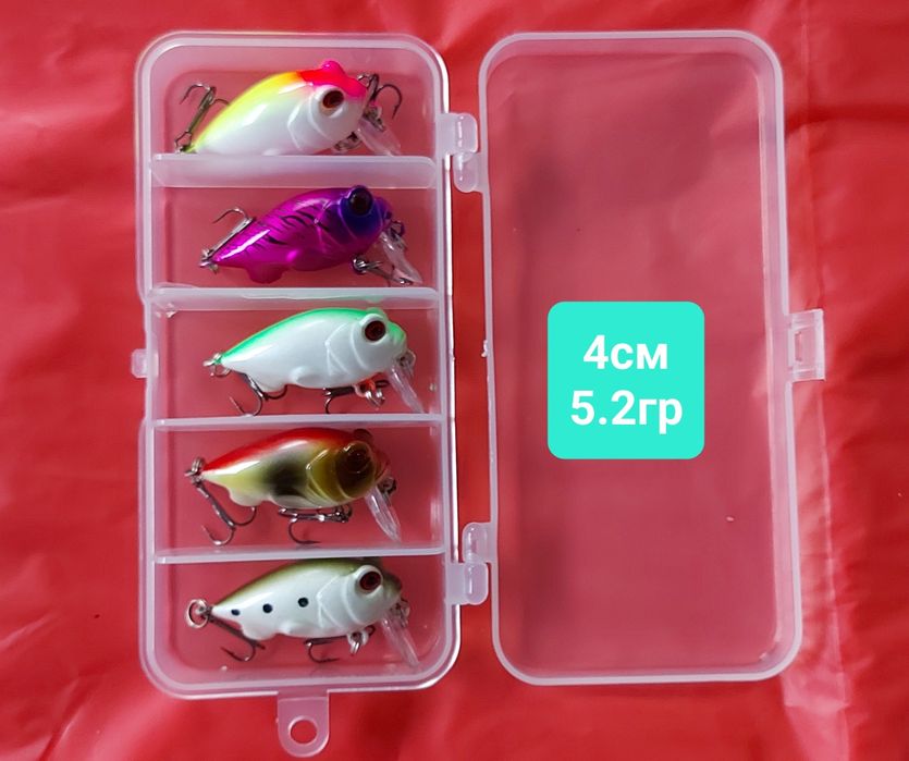 Примамки спининг риболов по 14лв - блесни воблери, клатушки