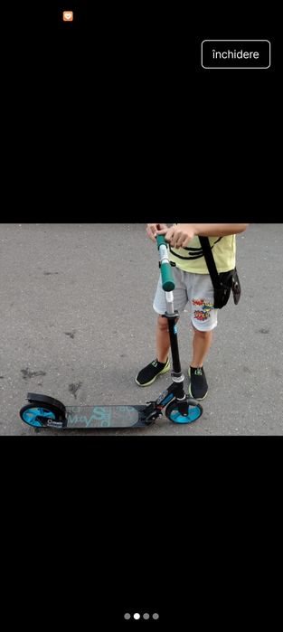 Trotineta oxelo albastra