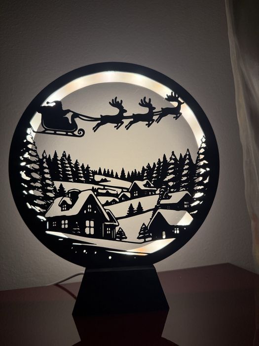 Christmas Ring Lamp LED - Lampa cu LED Craciun