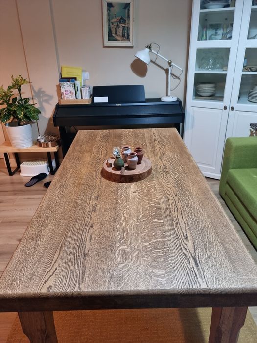 Masa Stejar negru masiv premium!