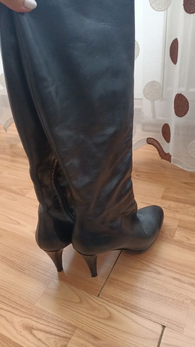 Cizme lungi piele naturala, 40