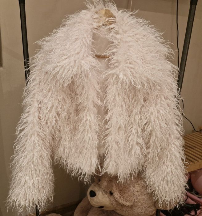 ново дамско палто косъм