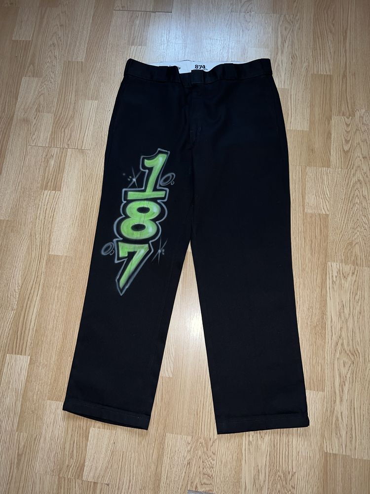 Dickies 874 Graffitti custom vintage