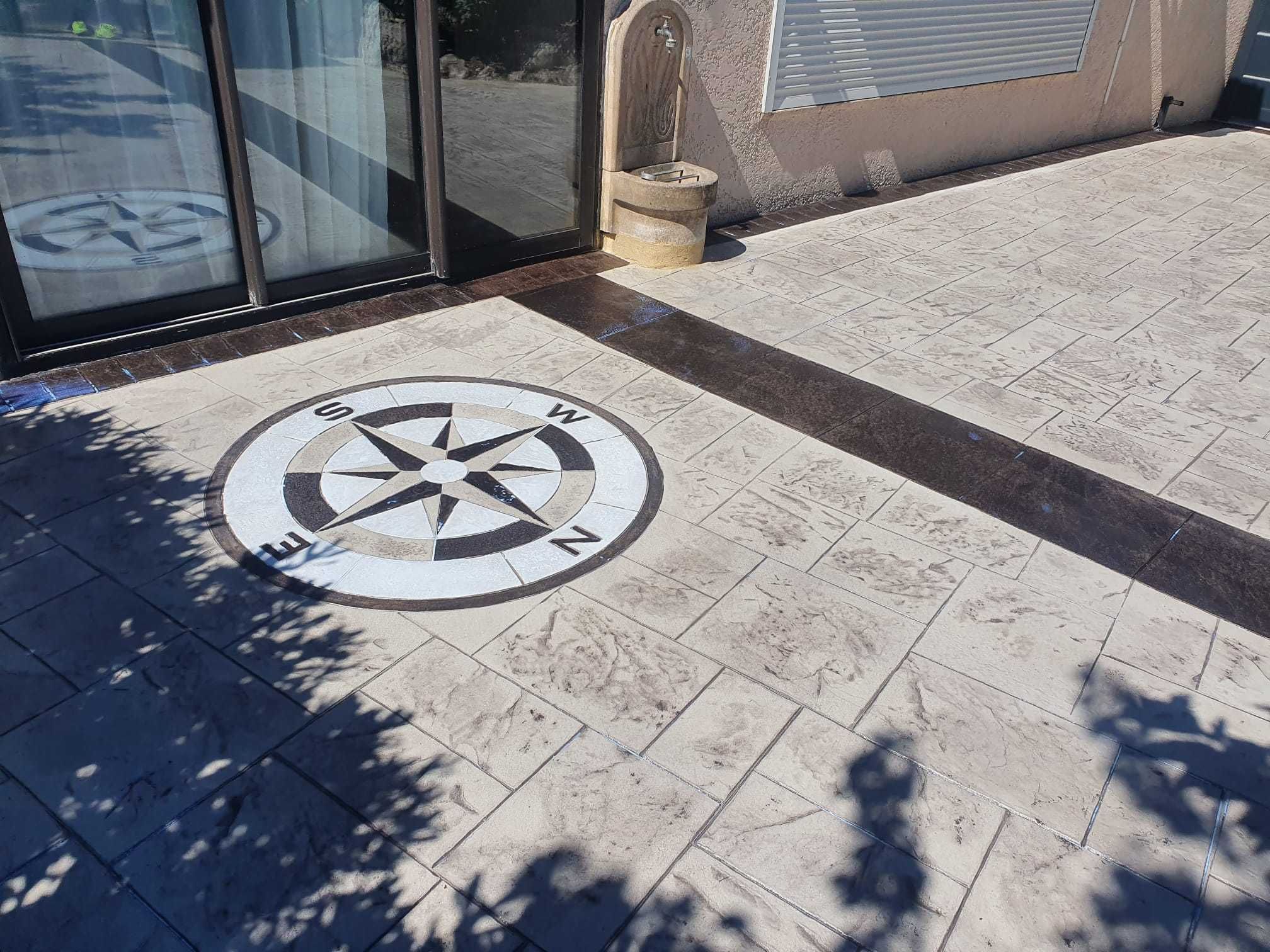 Beton amprentat  ex