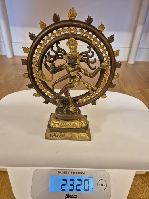 Statueta Shiva Nataraja din bronz, 30 cm, 2323 gr