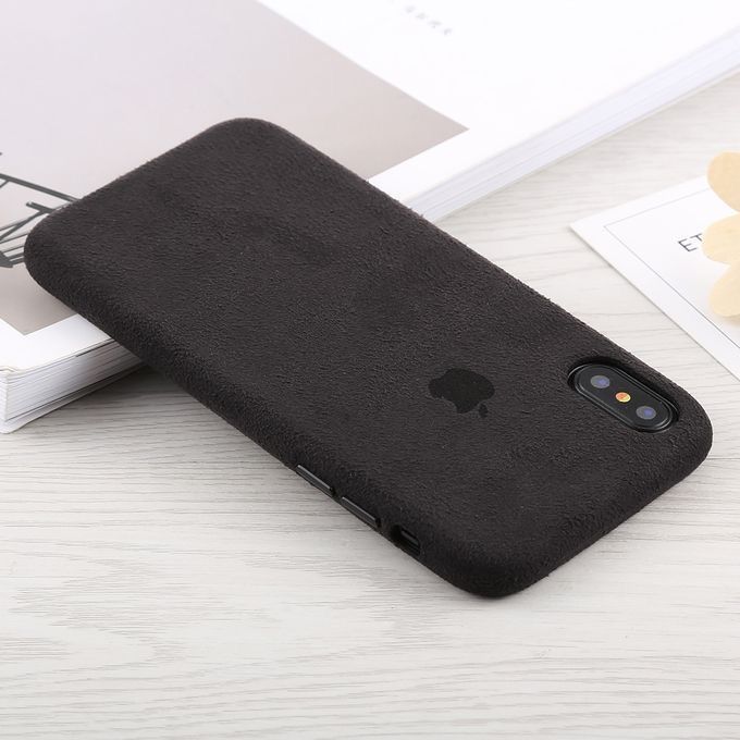 ЛУКС оригинален iPhone Алкантара калъф case X XS MAX 7 8 Plus 6 6s