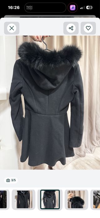 Вталено палто Mon Cher