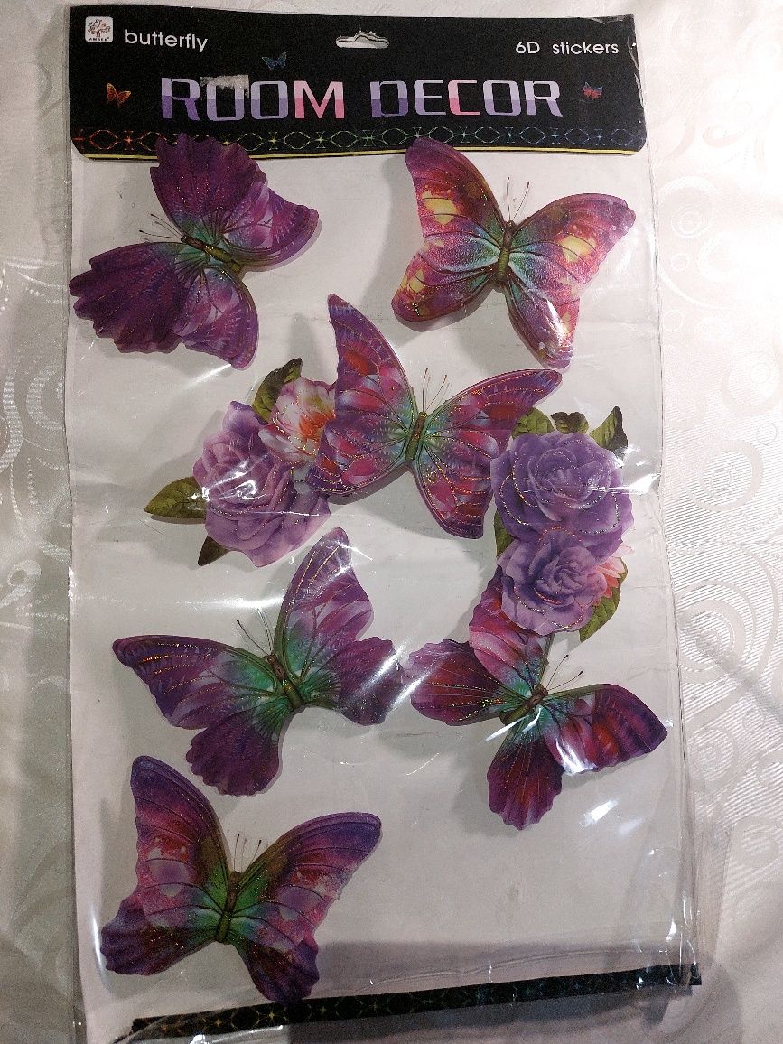Декор бабочки ,фиолет