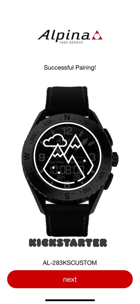Smartwatch Alpina AlpinerX