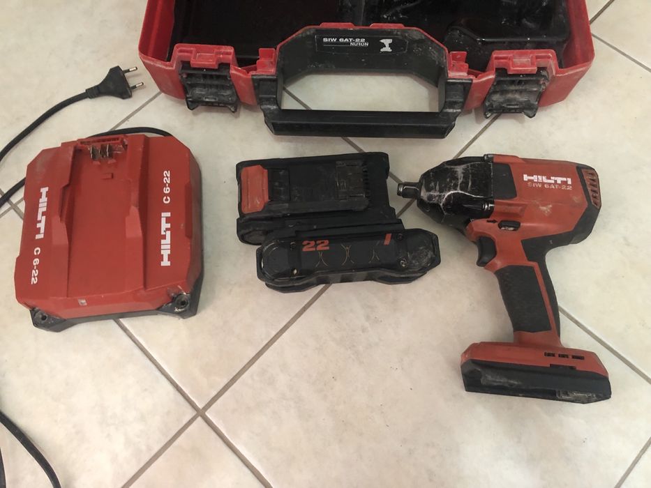 Pistol / Autofiletanta impact Hilti SIW 6AT-22 la set / trusa