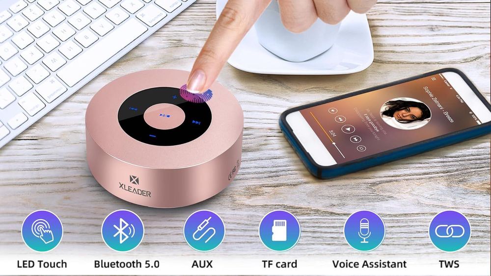 Boxa Bluetooth XLeader SoundAngel A8,roz,sigilat