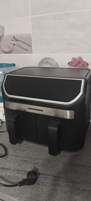 Friteuza dubla cu aer cald Heinner