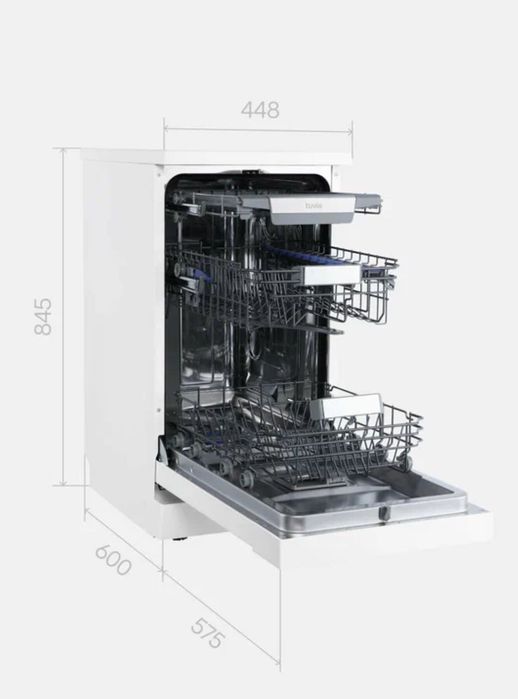 Посудомоечная машина Tuvio DF43PT8WI1