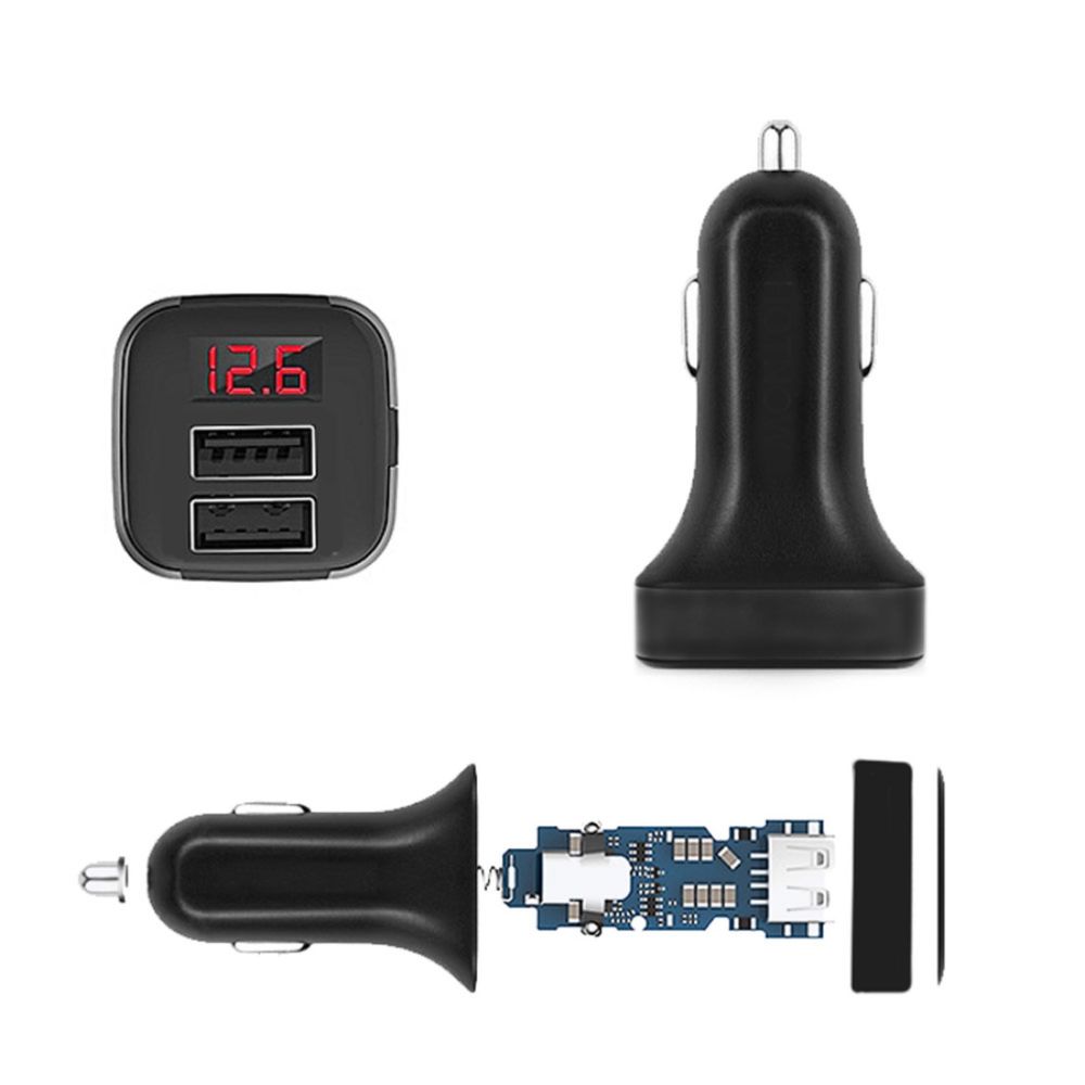 Авто волтметър за запалка с USB