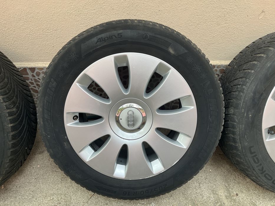 jante de aliaj Audi + cauciucuri iarnă