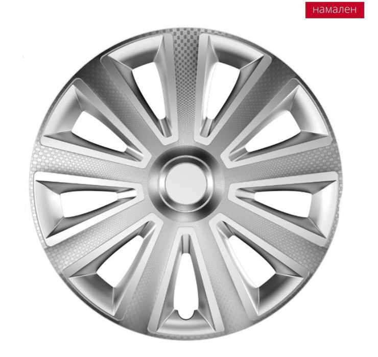 Тасове за джанти 16'' Versaco Carbon Aviator - Silver