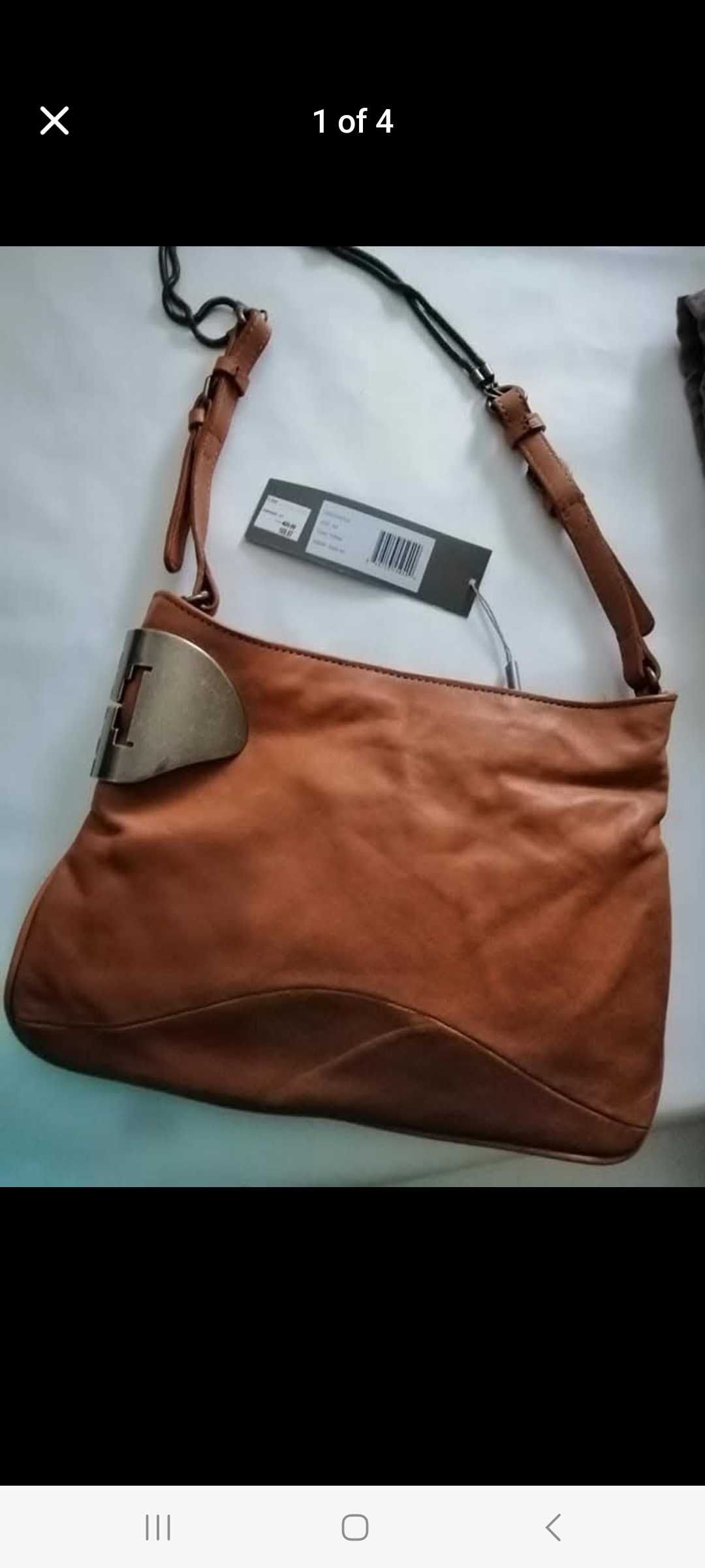 Дамска Кожена чанта Halston Heritage