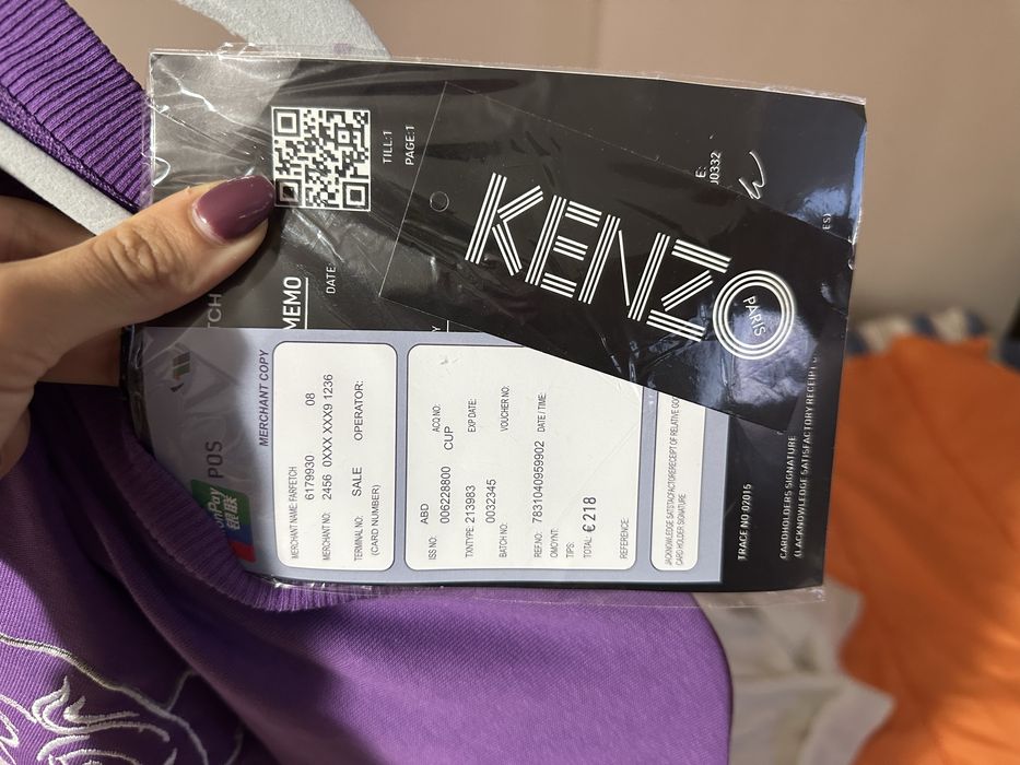 KENZO блуза с дълъг ръкав