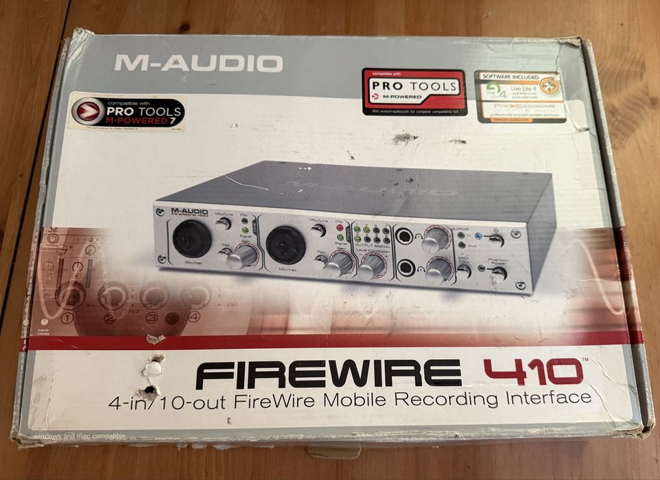 M-Audio FireWire 410 / Аудио Интерфейс / 4 входа / 10 изхода / MIDI