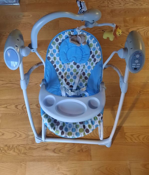 Електрическа музикална люлка шезлонг за бебета Cangaroo