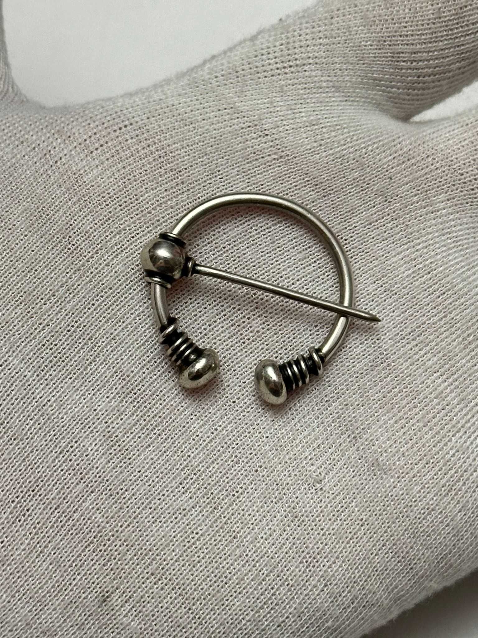 FIBULA ARGINT 925 - PWR - Brosa - Vikinga - Norway - Vintage !