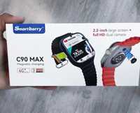 Smart watch C90 Max 4G 4/64 GB, Sim kartali soat, Смарт умные часы
