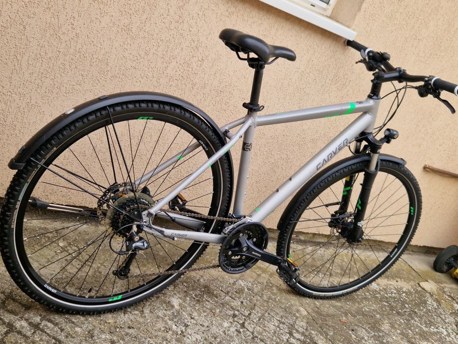 Carver Cinos 120 Super City Bike Shimano XT Bicicleta Aluminiu cadru L