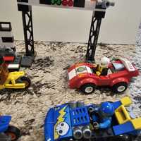 Set Lego Racing 2 mașini și 2 motociclete