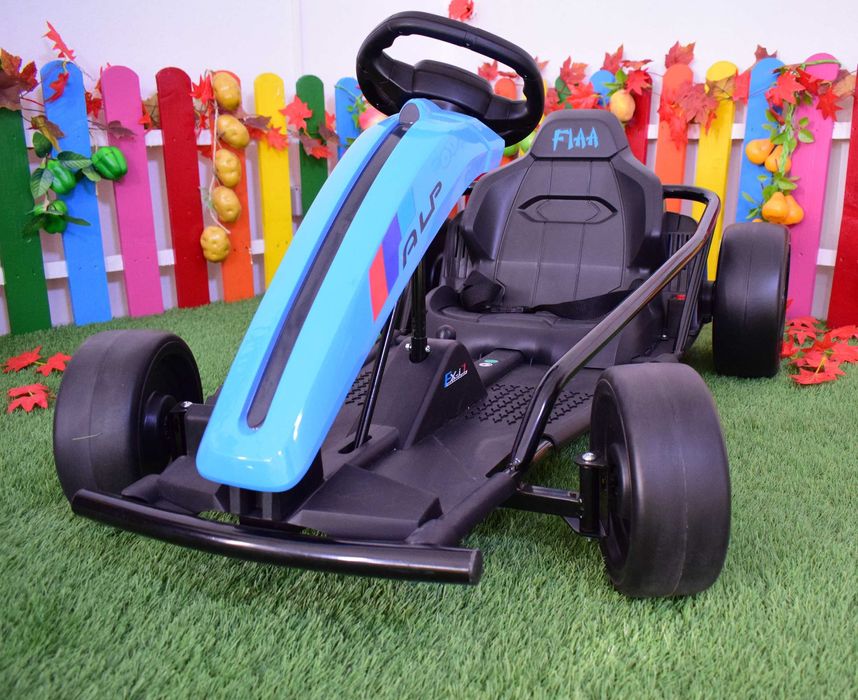 Masinuta-Kart Electric pentru copii BJX1968 2 x 250W 24V #Blue