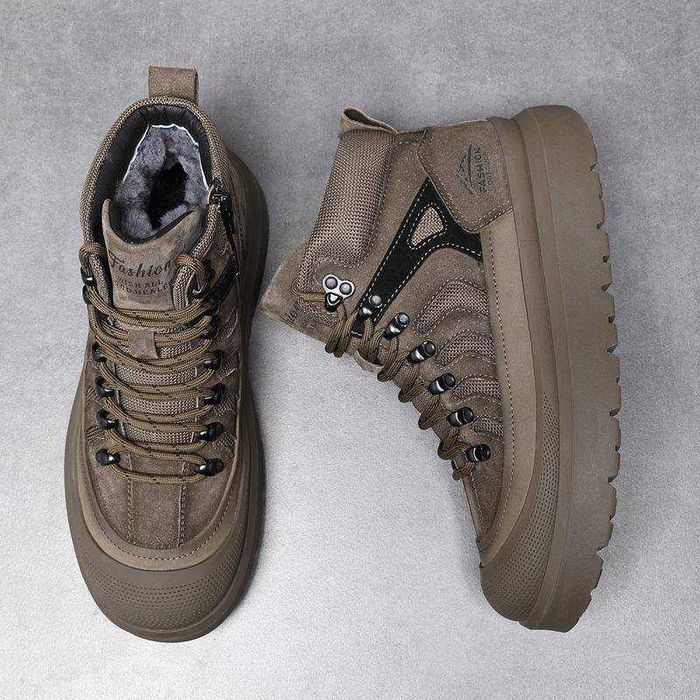 Теплые ботинки мужские зимние