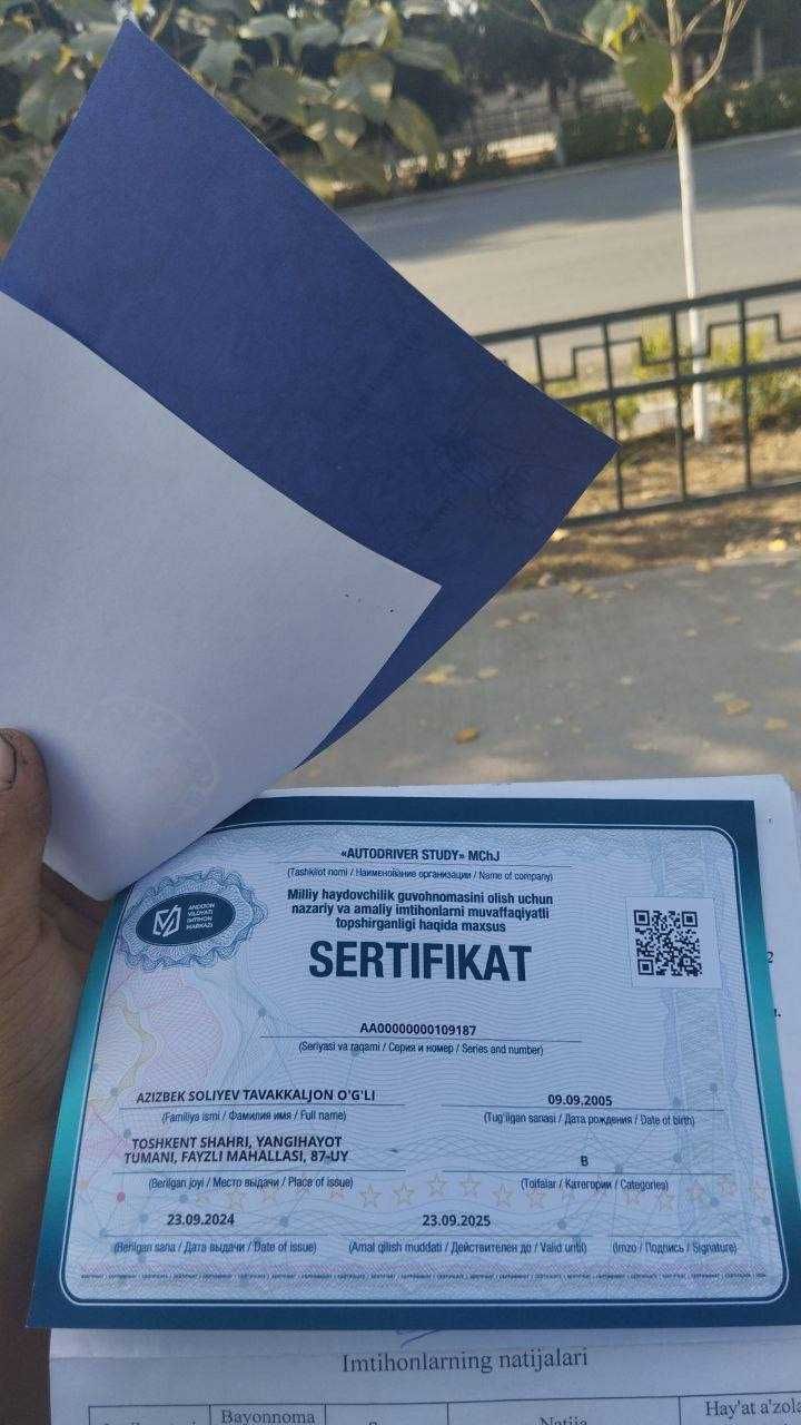 Avtomaktab qidiryapsizmi? Avtovoditel — sifatli ta'lim va kafolat!