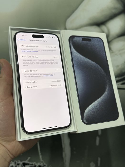 iPhone 15 Pro Max Blue 256 GB